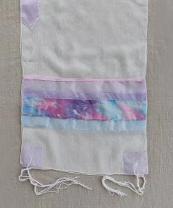 Gabrieli Tallit Lady Gabrieli - Voile Tallit - Pink And Purple