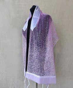 Gabrieli Tallit Gabrieli Tallits Lady Gabrieli - Tulle Tallit - Purple Glitter