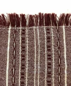 Gabrieli Tablecloths - Classic Design - Bordeaux Background With Silver