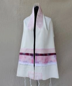 Gabrieli Tallit Gabrieli Tallits Lady Gabrieli - Viscose Tallit - Pink Glliter