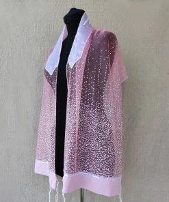 Gabrieli Tallit Gabrieli Tallits Lady Gabrieli - Tulle Tallit - Pink Glitter