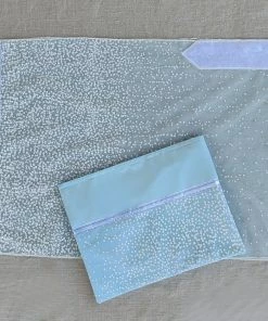 Gabrieli Tallit Lady Gabrieli - Tulle Tallit - Light Blue Glitter