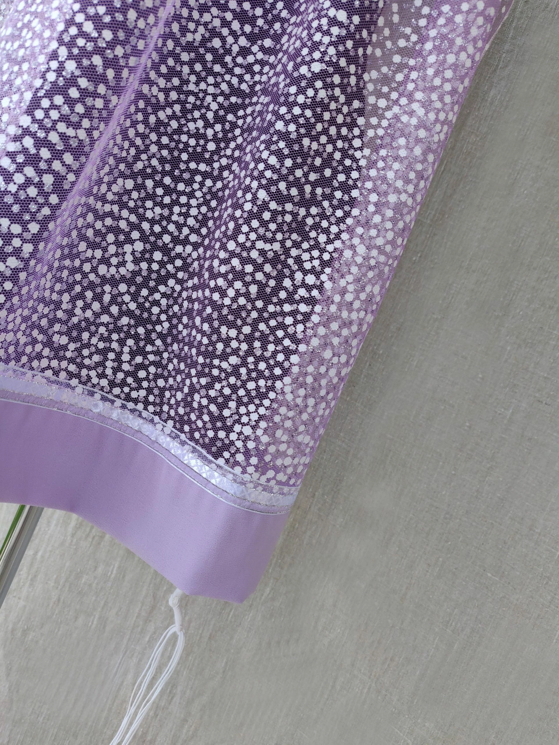 Gabrieli Tallit Gabrieli Tallits Lady Gabrieli - Tulle Tallit - Purple Glitter