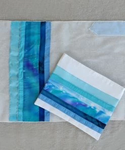 Gabrieli Tallit Lady Gabrieli - Voile Tallit - Blue And Turquoise