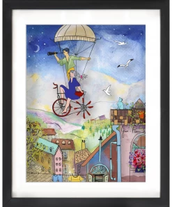 Jean-Pierre Weill Art & Judaica Flying High With You - Petite
