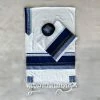 Elegant Gabrieli Tallit - Blue On White Gabrieli Tallits