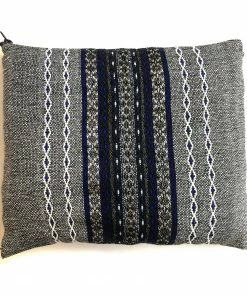 Gabrieli Tallit Gabrieli Premium - Wool Tallit - Blue & Silver On Gray