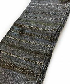 Gabrieli Tallit Gabrieli Premium - Wool Tallit - Gold & Silver On Gray