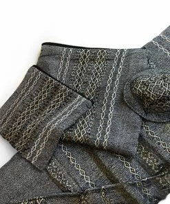 Gabrieli Tallit Gabrieli Premium - Wool Tallit - Gold & Silver On Gray