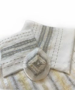 Gabrieli Tallit Gabrieli Premium - Wool Tallit - Gold & Silver Gabrieli Tallits