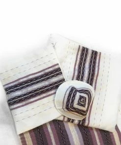 Gabrieli Tallit Gabrieli Tallits Gabrieli Premium - Wool Tallit - Purples & Silver