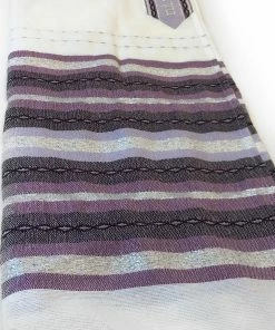 Gabrieli Tallit Gabrieli Tallits Gabrieli Premium - Wool Tallit - Purples & Silver
