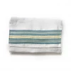 Gabrieli Tallit Tal - Silk Tallit - Turquoise With Gold On White Gabrieli Tallits