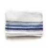 Gabrieli Tallit Noam - Cotton Tallit - 3 Blues And Silver On White Gabrieli Tallits