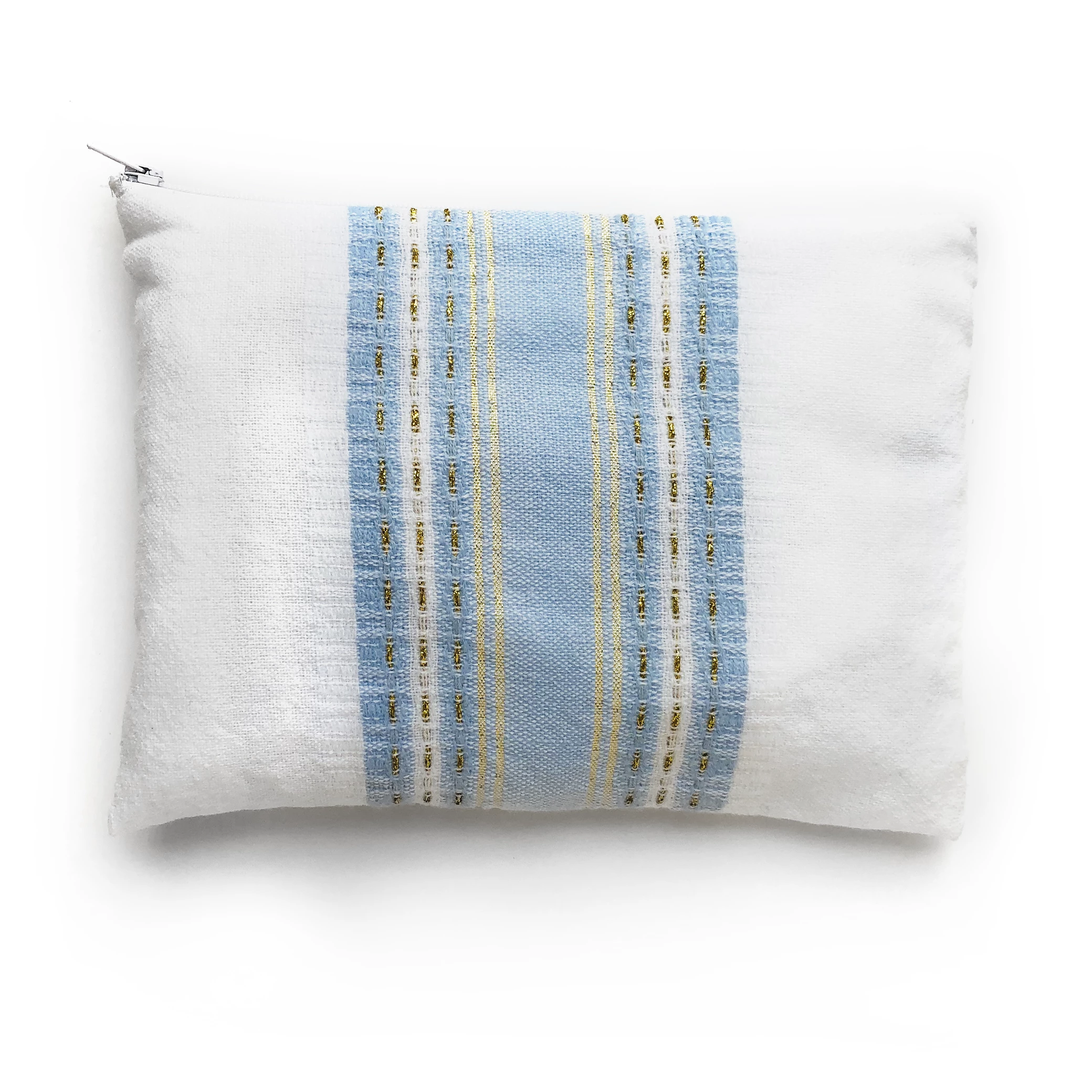 Gabrieli Tallit Samuel - Wool Tallit -Baby Blue With Gold