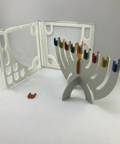 Ido Drukker Compact Menorah Art & Judaica