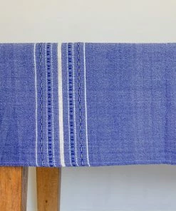 Gabrieli Tablecloth - Classic Design - Blue Background With Gold And Silver Home & Special Occasions