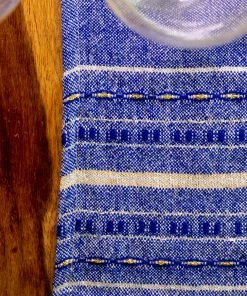 Gabrieli Tablecloth - Classic Design - Blue Background With Gold And Silver Home & Special Occasions