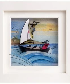 Jean-Pierre Weill Sailing - Mini Art & Judaica