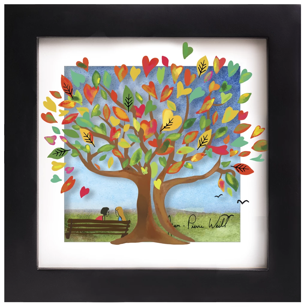 Jean-Pierre Weill Art & Judaica Tree Of Orange Hearts - Mini
