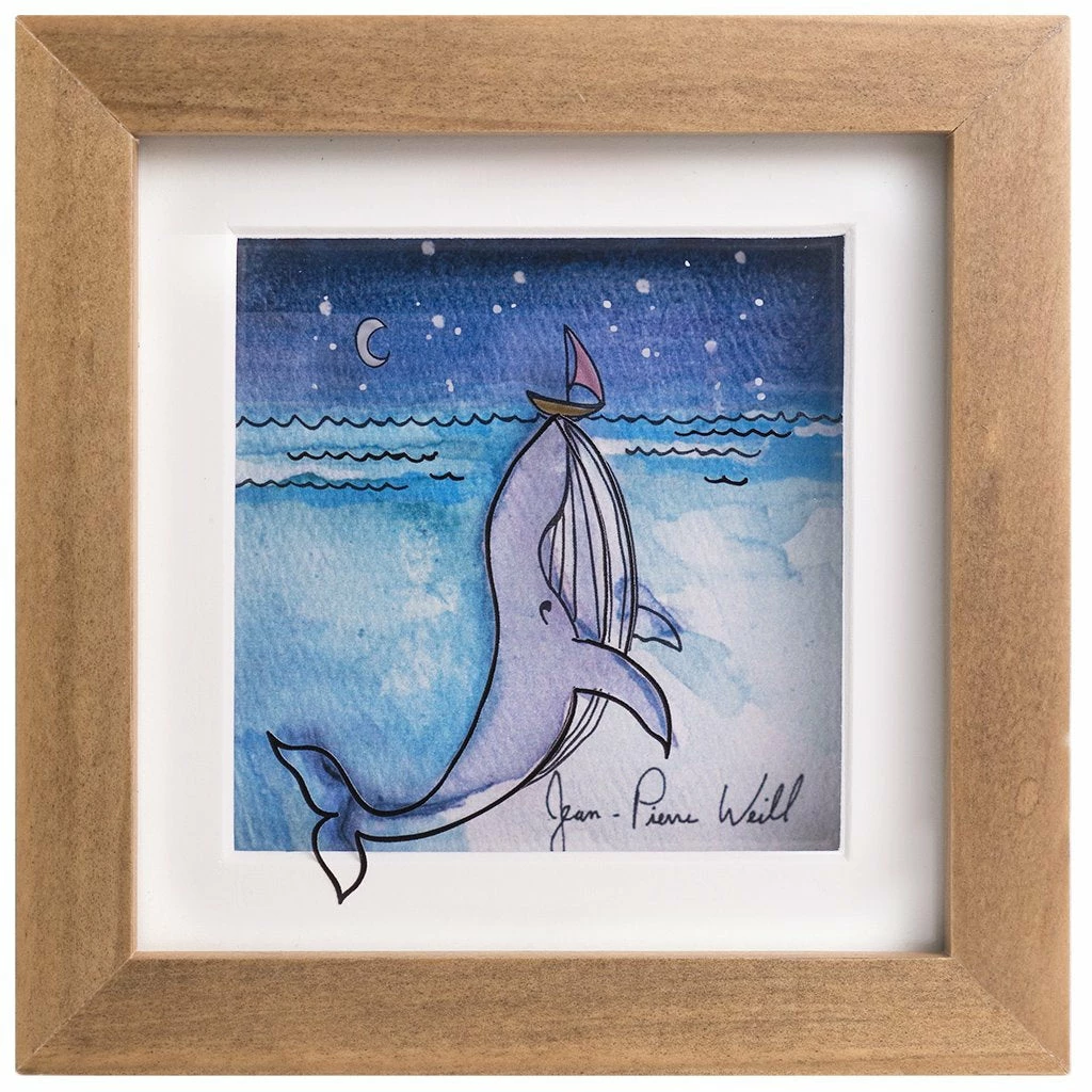 Jean-Pierre Weill Whale - Mini Art & Judaica
