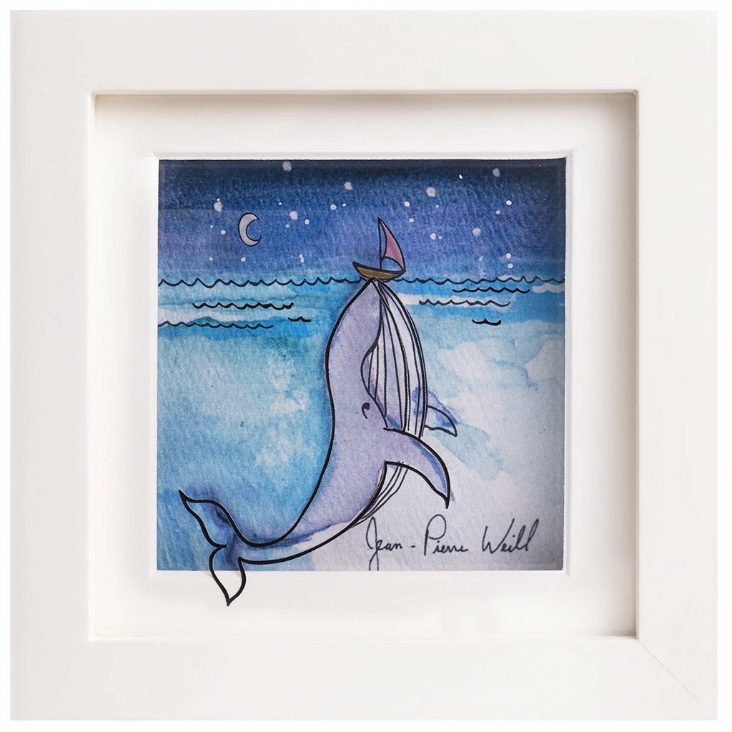 Jean-Pierre Weill Whale - Mini Art & Judaica