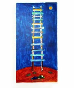 Morris Dahan Art & Judaica Jacob Ladder Old