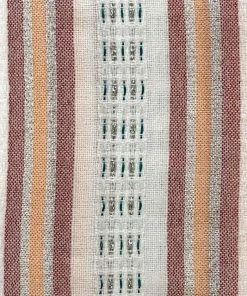 Gabrieli Home & Special Occasions Tablecloths - Classic Design - Red, Orange, Green And Silver On White