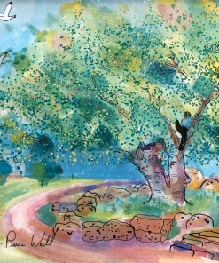 Jean-Pierre Weill Lone Oak Tree - Petite Art & Judaica