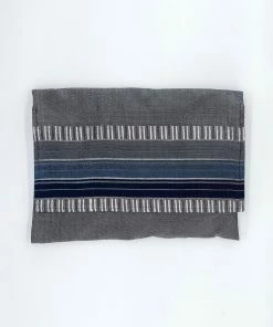 Gabrieli Tallit Ella - Silk Tallit- Blues With Silver On Gray
