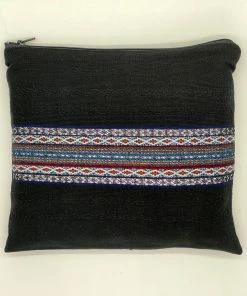 Gabrieli Tallit Gabrieli Tallits Gabrieli Premium - Wool Tallit - Multi Color With Silver On Black