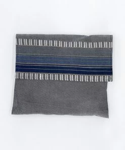 Gabrieli Tallit Ella - Silk Tallit- Blues With Gold On Gray Gabrieli Tallits