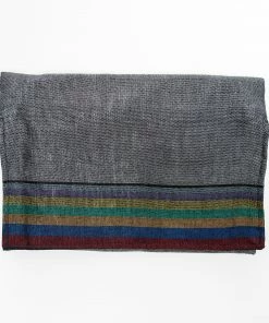 Gabrieli Tallit Gabrieli Tallits Esther - Silk Tallit - Rainbow Stripes On Gray