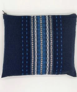 Gabrieli Tallit Gabrieli Premium - Wool Tallit - Shades Of Blue With Silver On Dark Blue