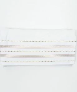 Gabrieli Tallit Elia - Silk Tallit - Pink And Gold On White