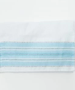 Gabrieli Tallit Elia - Silk Tallit - Baby Blue With Silver On White Gabrieli Tallits