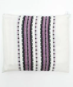 Gabrieli Tallit Ruth - Wool Tallit - Purple And Black With Silver