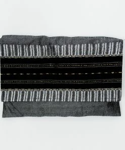 Gabrieli Tallit Elia - Silk Tallit- Black With Gold On Gray