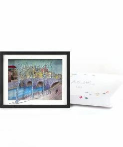 Jean-Pierre Weill Art & Judaica Balloon Over Paris Bridge - Petite