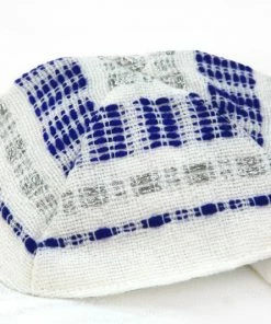 Gabrieli Tallit Gabrieli Tallits Perach - Wool Tallit - Blue And Silver