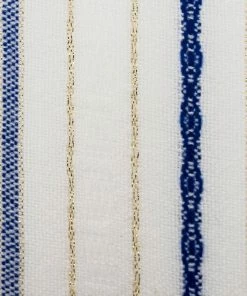 Gabrieli Tablecloths - Classic Design - Blue And Gold On White Home & Special Occasions