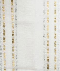 Gabrieli Home & Special Occasions Tablecloths - Bold Design - Silver And Gold On White