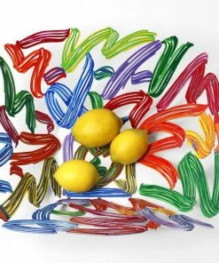D. Gerstein Art & Judaica Brush Strokes Fruit Bowl