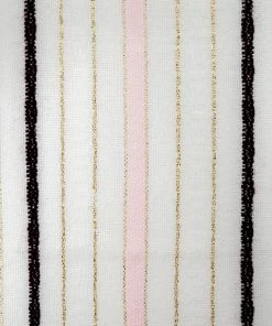 Gabrieli Home & Special Occasions Tablecloths - Classic Design - Bordeaux And Pink With Gold On White