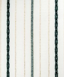 Gabrieli Tablecloths - Classic Design - Dark Green And Gold On White