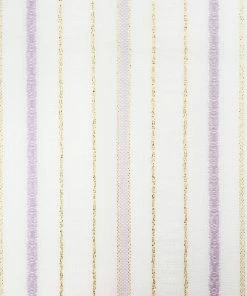 Gabrieli Tablecloths - Classic Design - Lilach Purple With Gold On White Home & Special Occasions