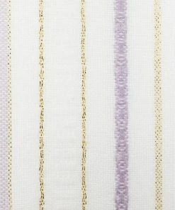 Gabrieli Tablecloths - Classic Design - Lilach Purple With Gold On White Home & Special Occasions