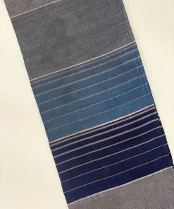 Gabrieli Tallit Ella - Silk Tallit- Blues With Silver On Gray