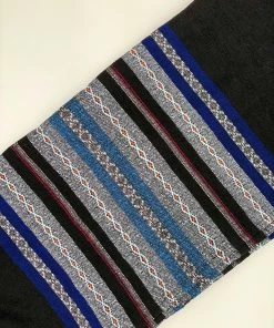 Gabrieli Tallit Gabrieli Tallits Gabrieli Premium - Wool Tallit - Multi Color With Silver On Black