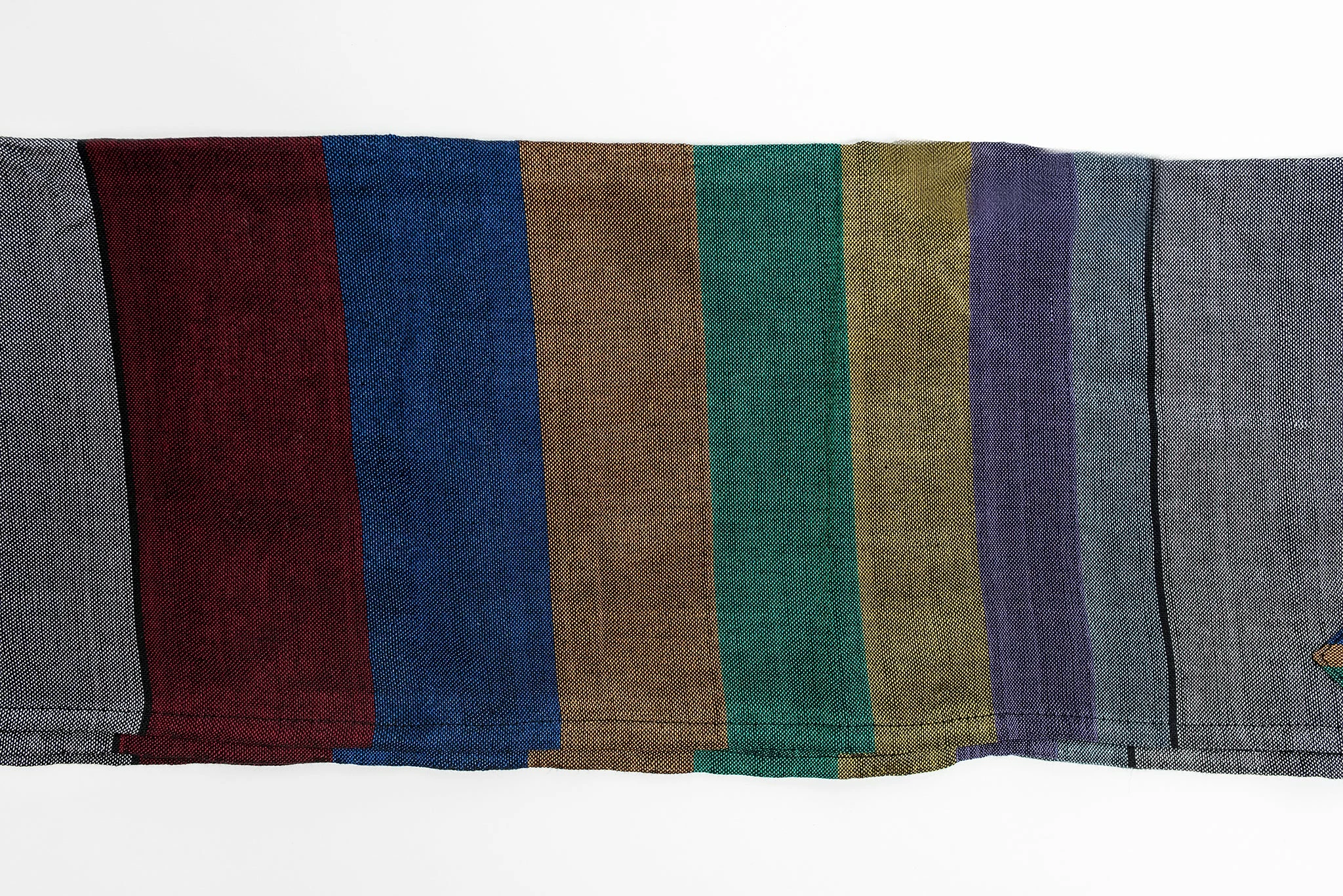 Gabrieli Tallit Gabrieli Tallits Esther - Silk Tallit - Rainbow Stripes On Gray